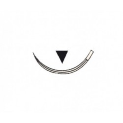 Sutura PGA Absorb. 6/0 C-22 3/8 Circ 12u HF